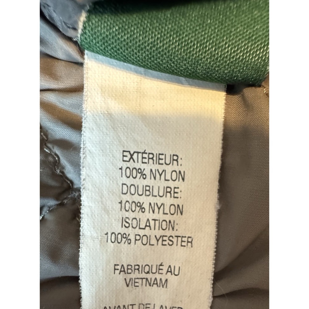 L.L. Bean Woman's Nylon Jacket Size XL Grey Packable Puffer Notes - Picture 8 of 11